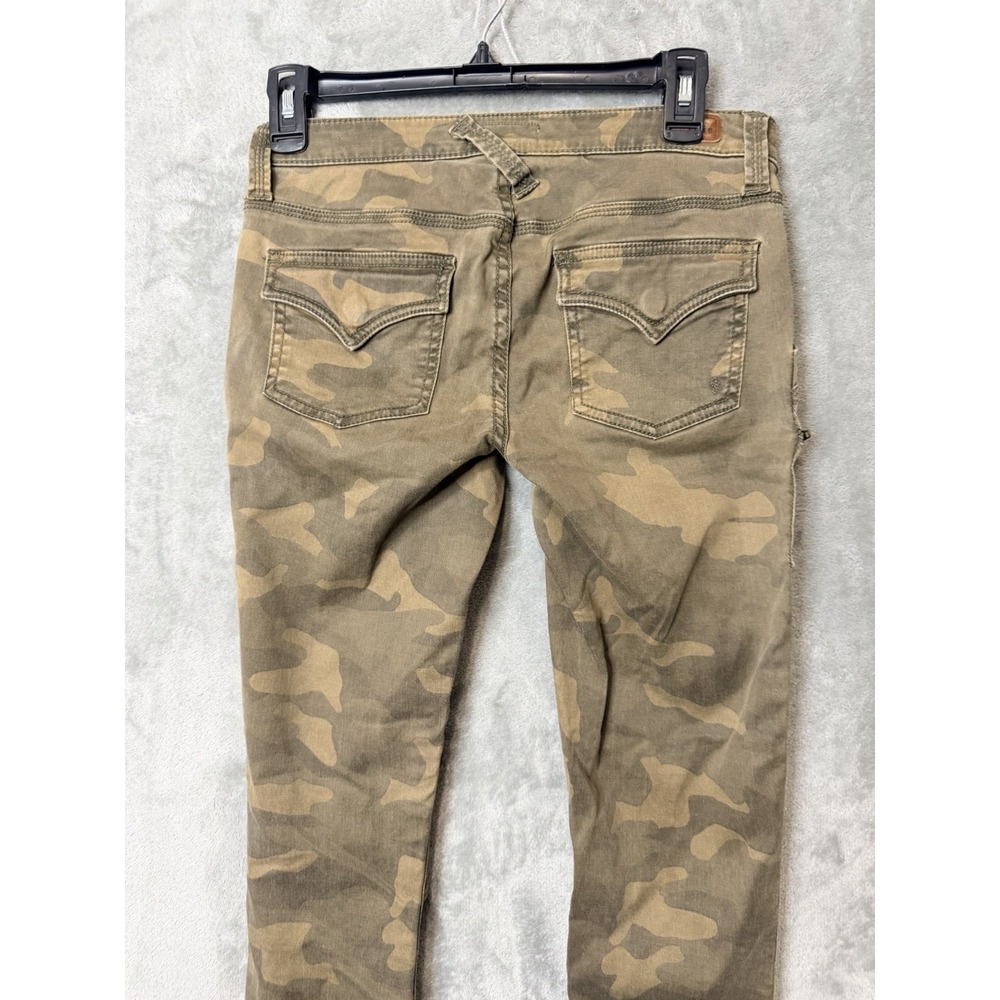 Joie Skinny Crop Ankle Zip Pants Jeans Moto Cargo SZ 26 Green - Picture 6 of 8